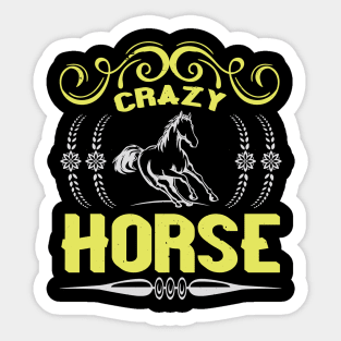 Crazy Horse Sticker